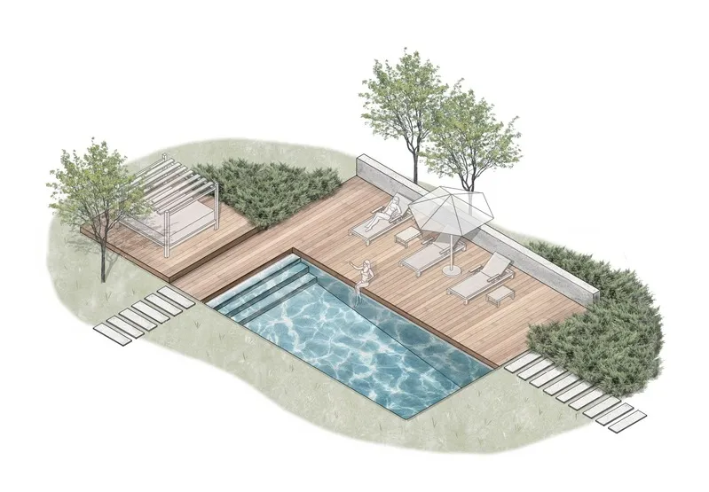 Plot study — isometric
